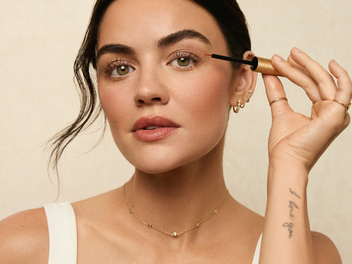 Image for article - What's in Lucy Hale's Makeup Bag? Watch Her Grande GRWM