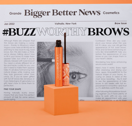 Image for article - 6 Reasons to Try Our New GrandeBROW 2-in-1 Tinted Brow Gel + Brow Enhancing Serum