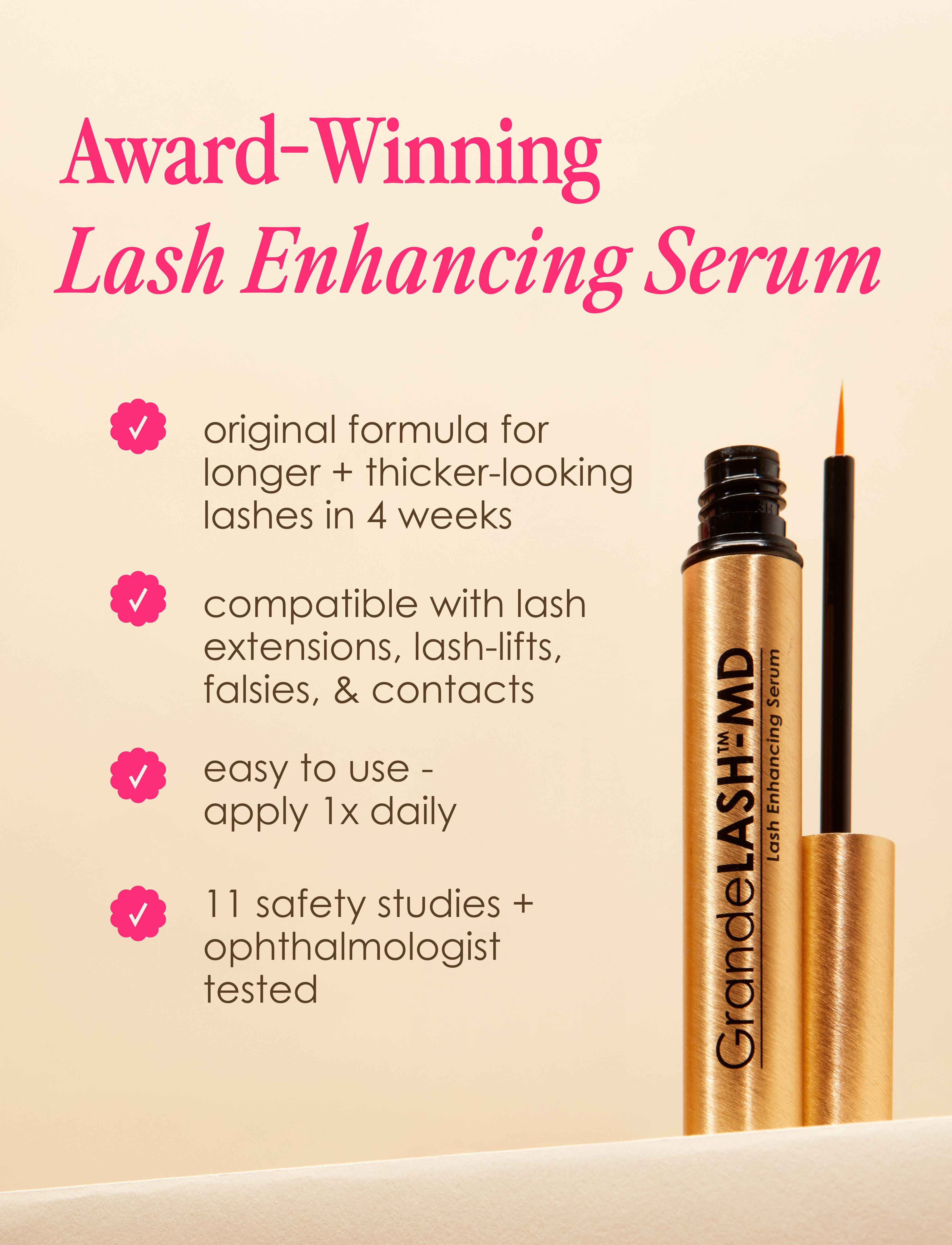 GrandeLASH - MD: Lash-Enhancing Serum – Grande Cosmetics