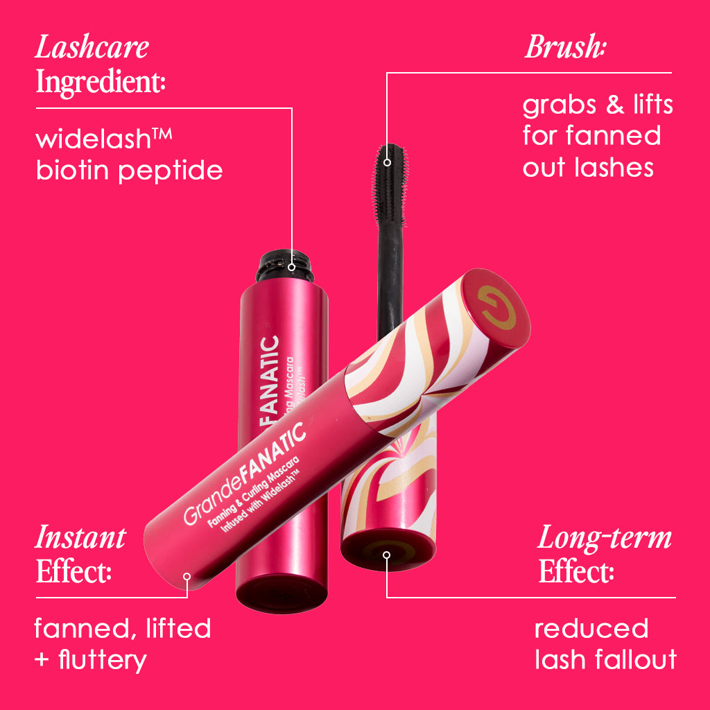 GrandeFANATIC Fanning & Curling Mascara infused with Widelash™