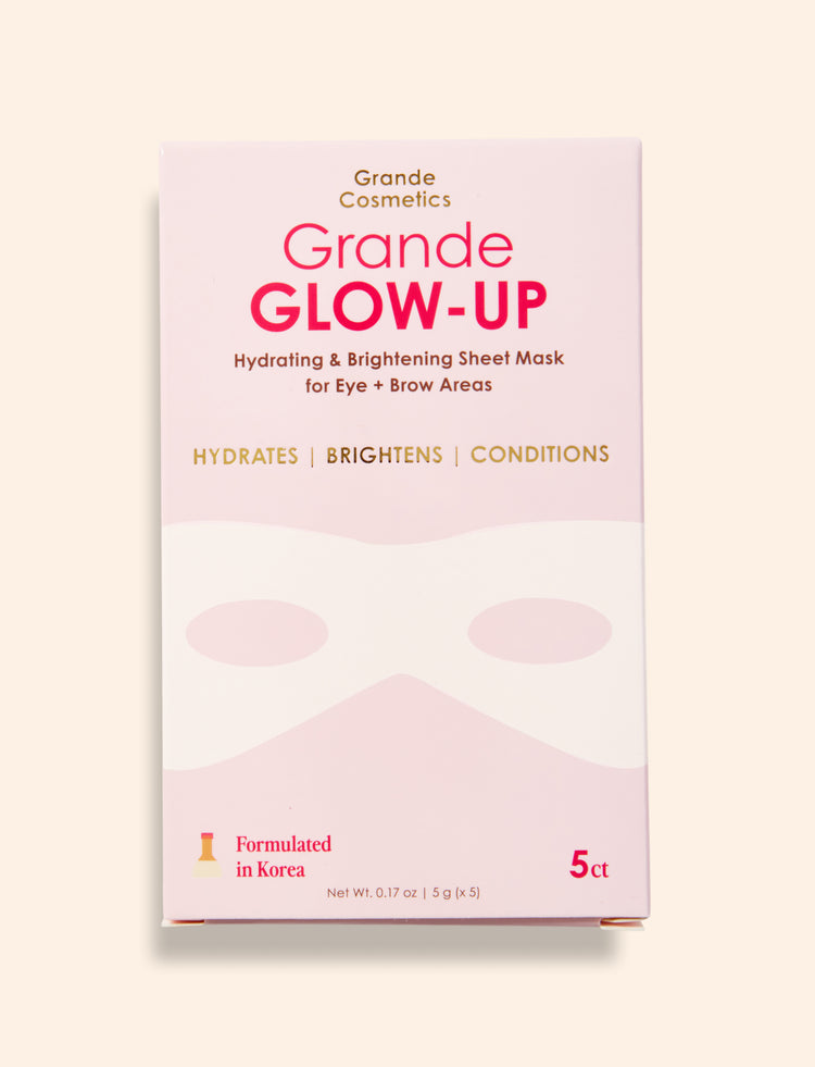 glow up glutathione GrandeGLOW-UP Sheet Mask For Hydrating Tired Skin – Grande Cosmetics glow up glutathione GrandeGLOW-UP Sheet Mask For Hydrating Tired Skin – Grande Cosmetics