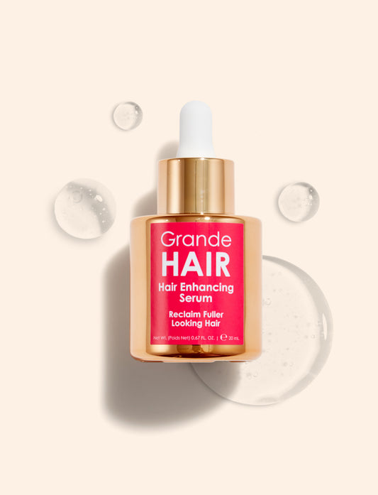 20 mL | GrandeHAIR Hair Enhancing Serum - Made with a nutrient-rich blend of peptides, vitamins & botanical extracts for the appearance of thicker, healthier looking hair in just 8 weeks.