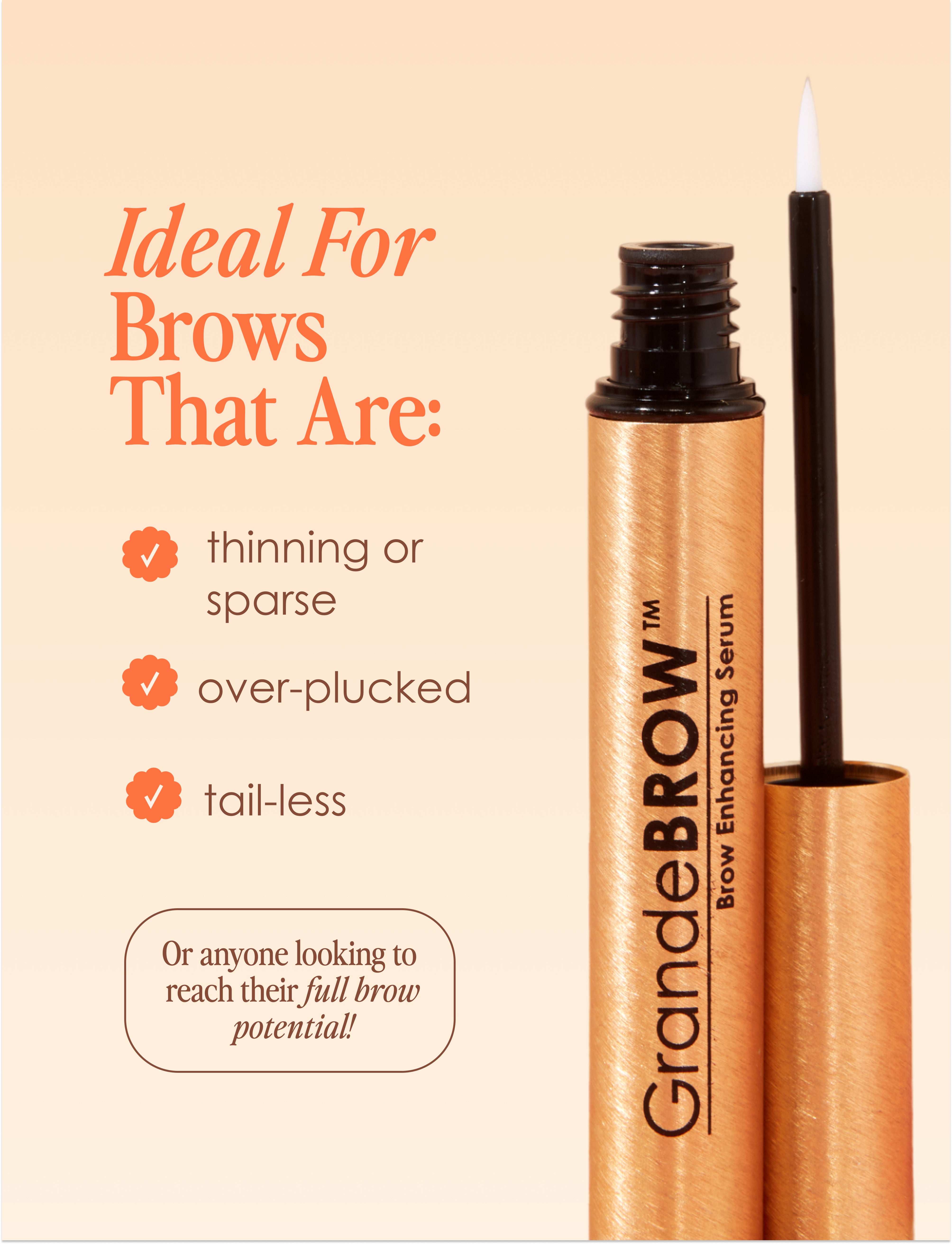 Travel Size GrandeBROW Brow Enhancing Serum – Grande Cosmetics